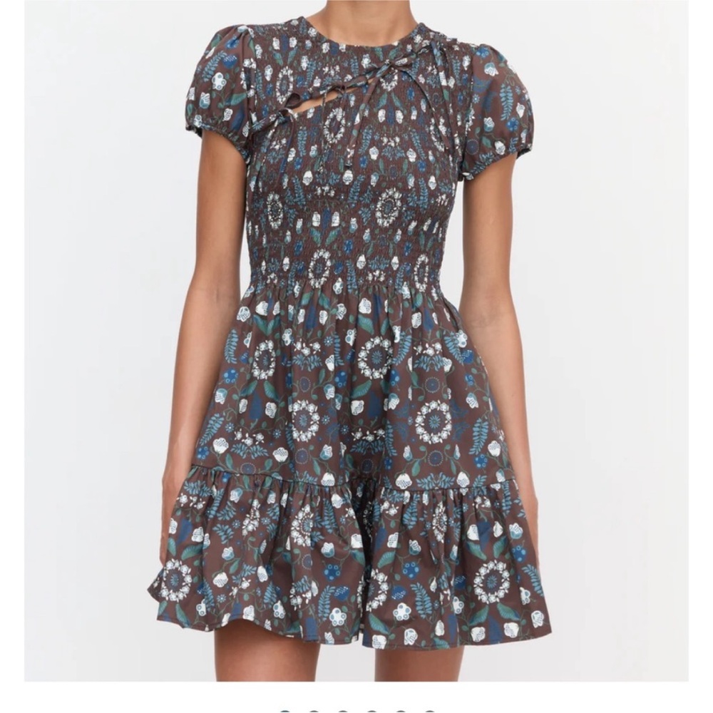 ISO - Hill House Gia Dress Chocolate Swedish Floral